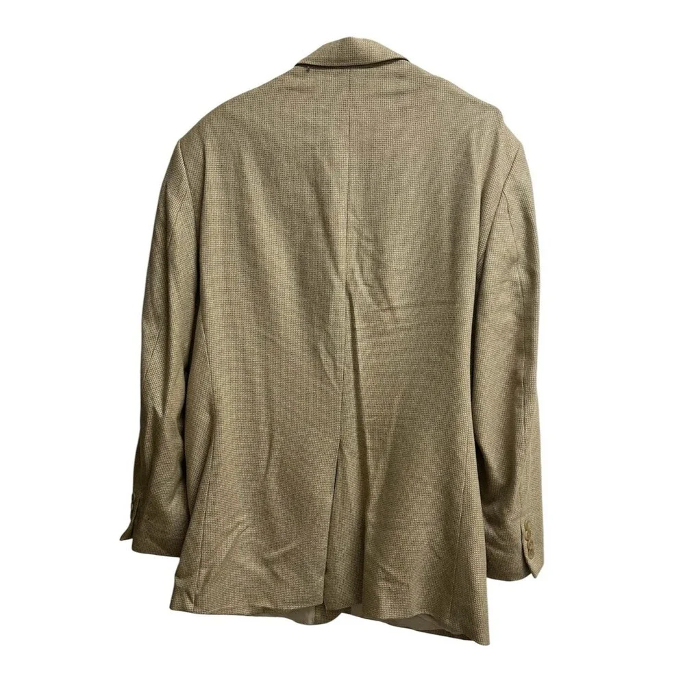 Polo University Club Ralph Lauren Men’s Tan Silk Wool Blazer SZ 40R